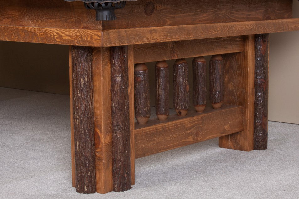 Viking Log Furniture Sawtooth Hickory Pool Table Pro Pool Store