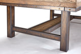 Brunswick Billiards Edinburgh 8' Slate Pool Table in Weathered Oak w/ Black Metal Base