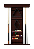 Playcraft Premium Hardwood Billiard Wall Racks