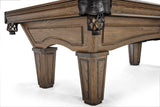 Brunswick Billiards Glenwood 7' Slate Pool Table in Coffee w/ Tapered Legs
