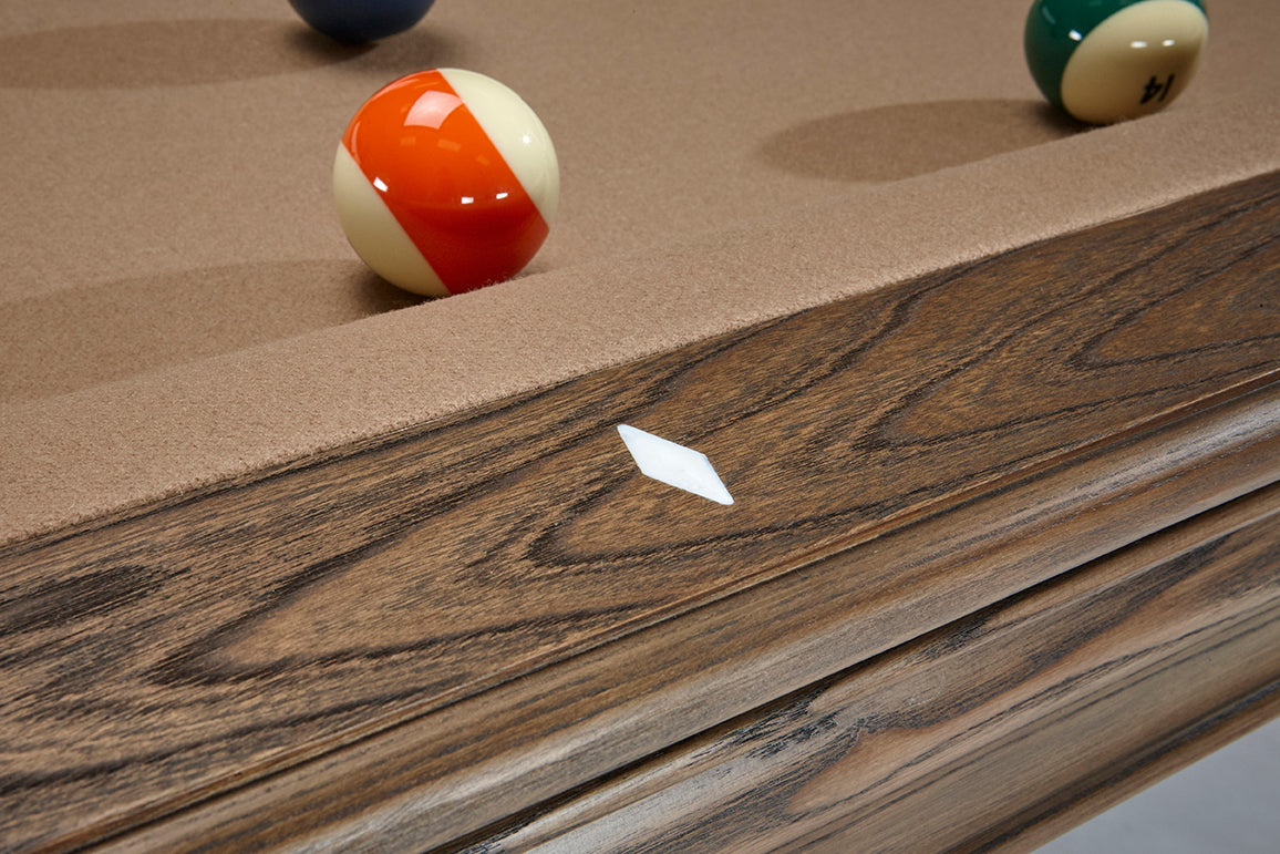 Brunswick Billiards Glenwood 7' Slate Pool Table in Coffee w/ Tapered Legs