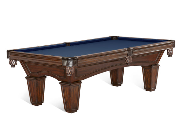 Brunswick Billiards Glenwood 8' Slate Pool Table in Tuscana w/h Tapered Legs