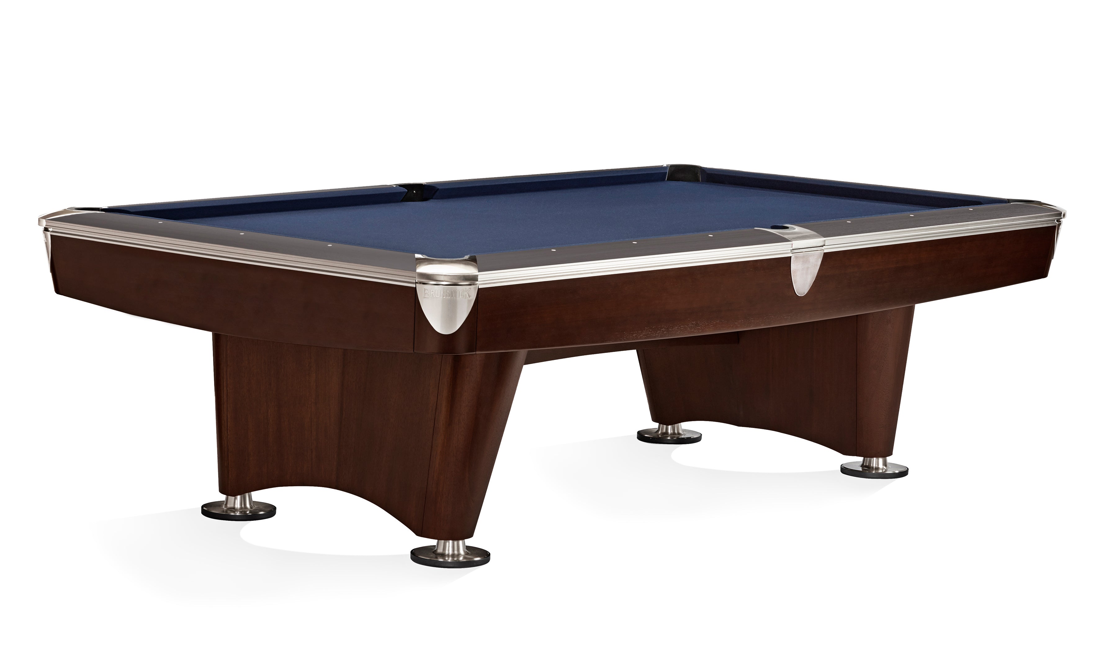Brunswick Billiards Gold Crown VI 9' Slate Pool Table in Skyline Walnut/Espresso w/ Pockets