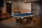 Brunswick Billiards Gold Crown VI 9' Slate Pool Table in Skyline Walnut/Espresso w/ Pockets