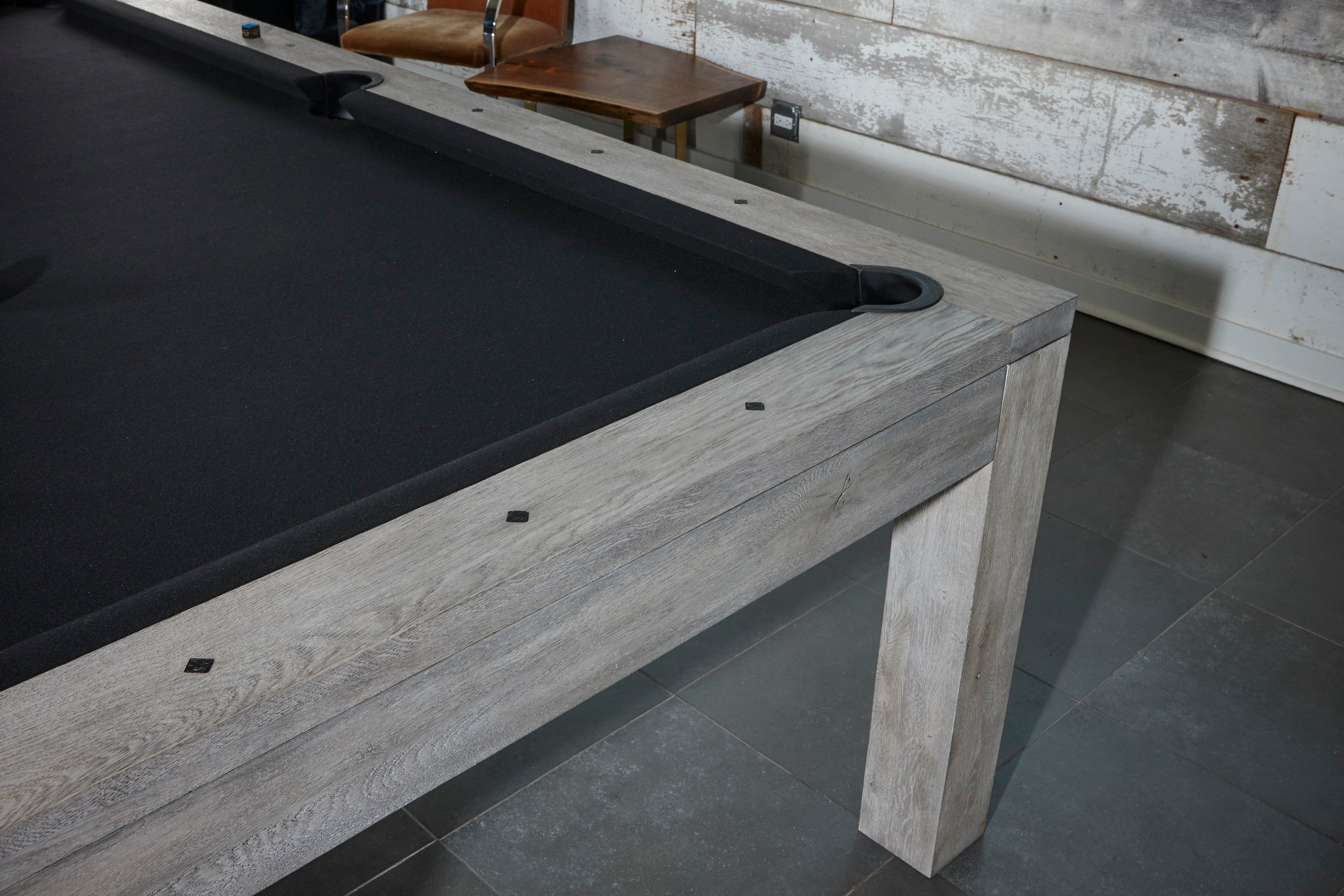 Brunswick Billiards Sanibel 7' Slate Pool Table in Rustic Grey