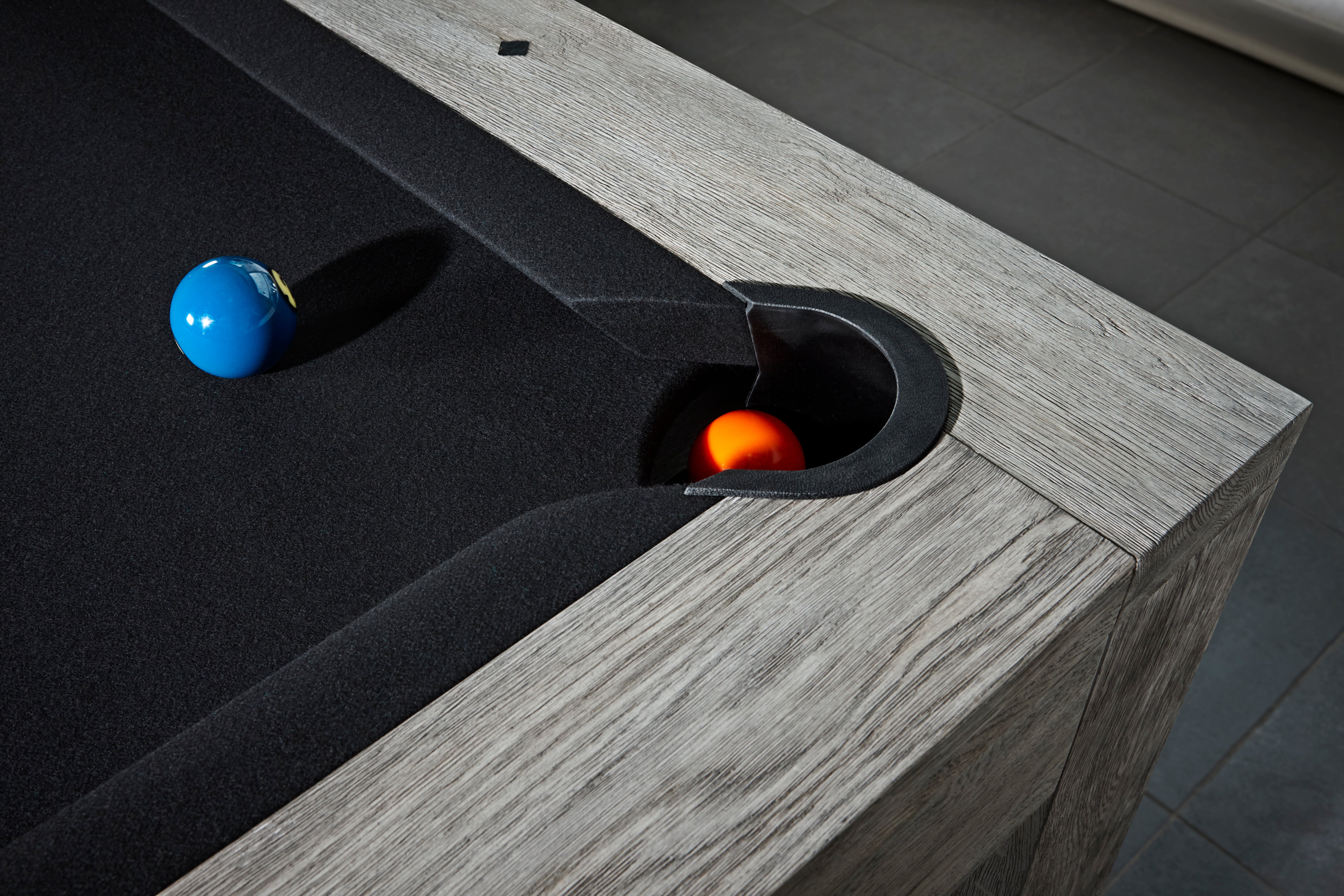 Brunswick Billiards Sanibel 7' Slate Pool Table in Rustic Grey