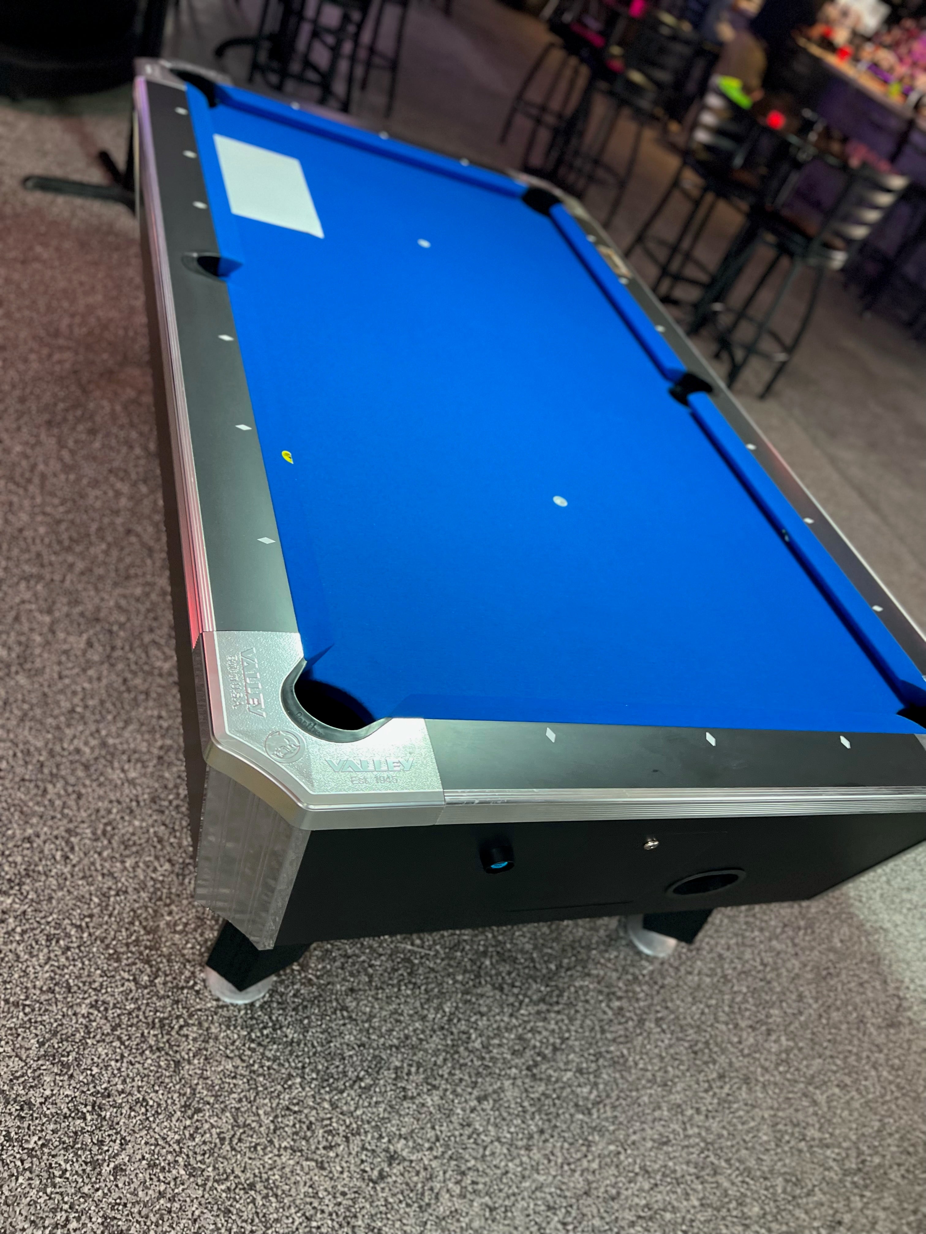 Valley Panther ZD 12X LED Coin Operated Pool Table