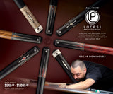 Lucasi Pro Series - Grey Wash Birdseye Maple Cue Butt