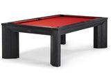 Brunswick Billiards Pursuit 8' Slate Pool Table in Black Wire Brush