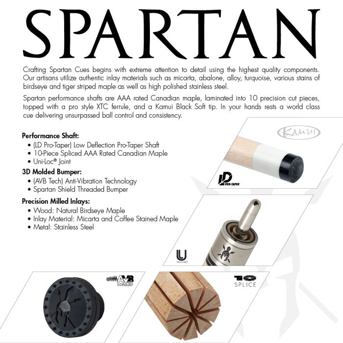 Spartan SPR08 Cue - Wrap