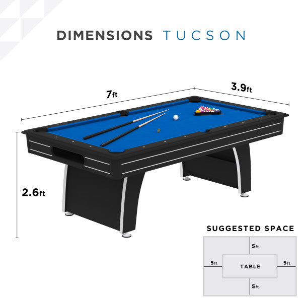 Fat Cat Tucson 7' Billiard Table w/ Ball Return