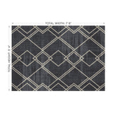 Diamond Geometric Rug
