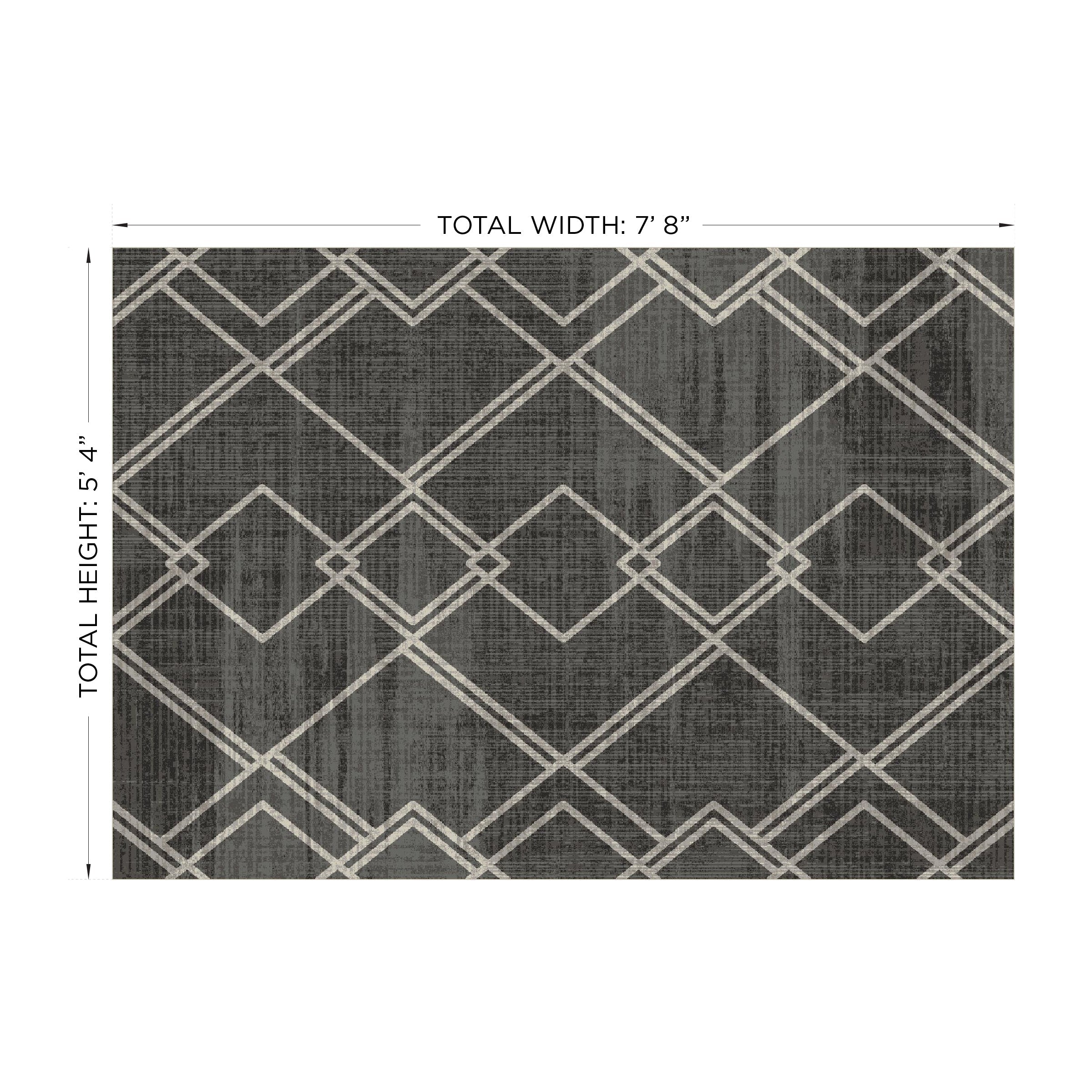 Diamond Geometric Rug