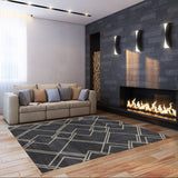 Diamond Geometric Rug