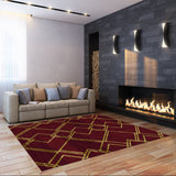 Diamond Geometric Rug