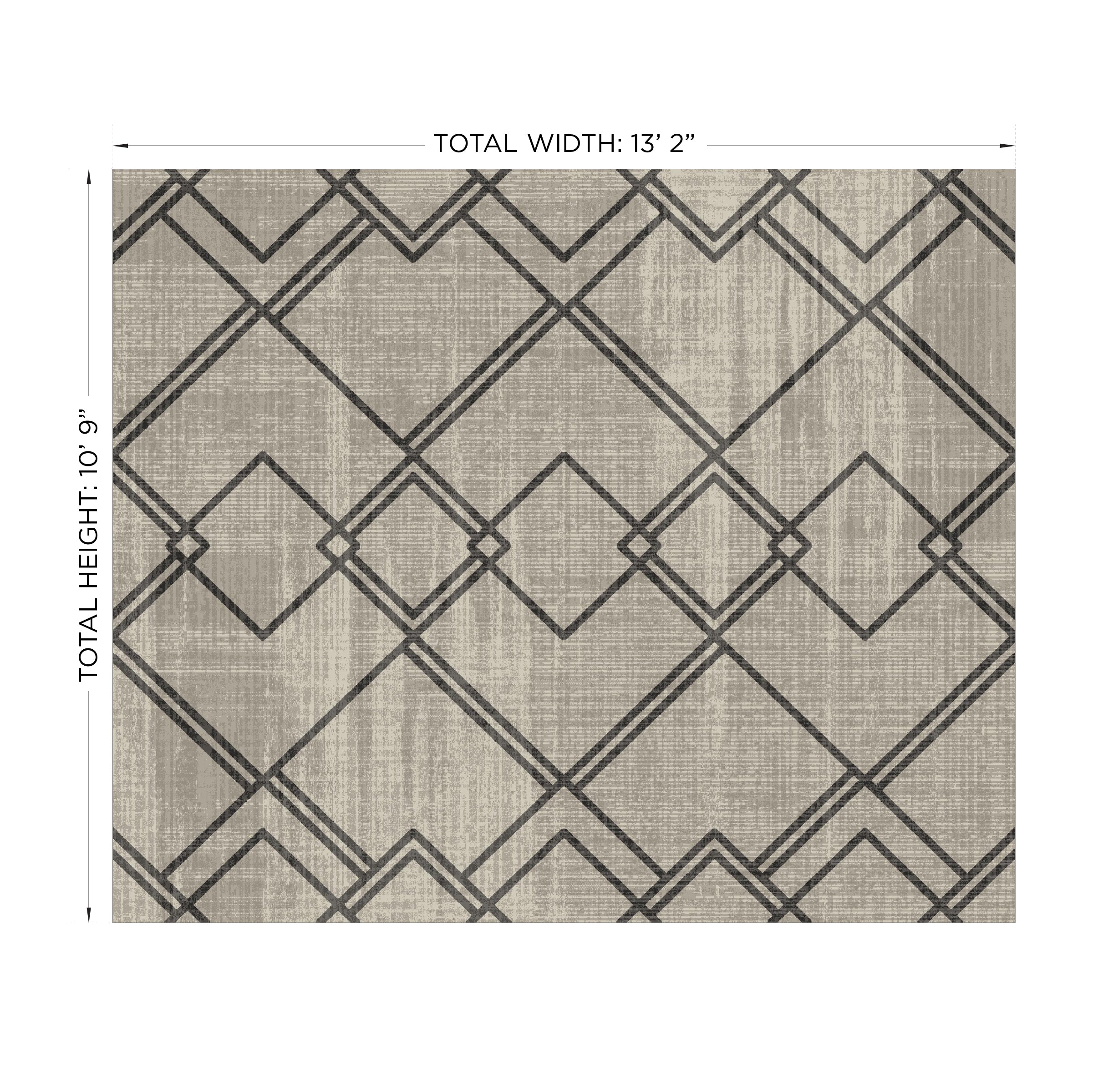 Diamond Geometric Rug