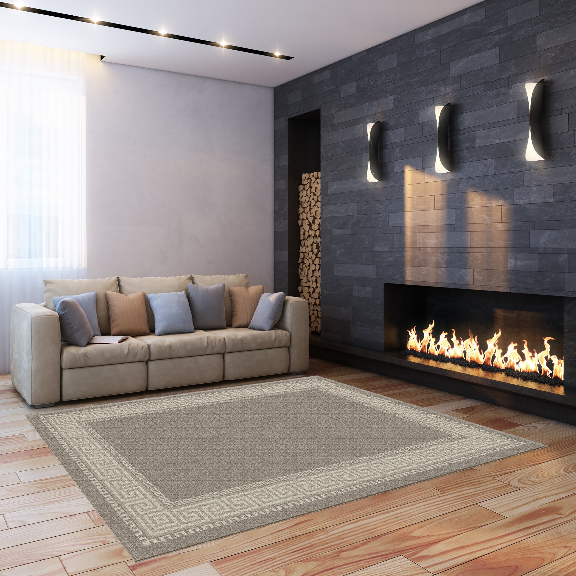 Greek Key Rug