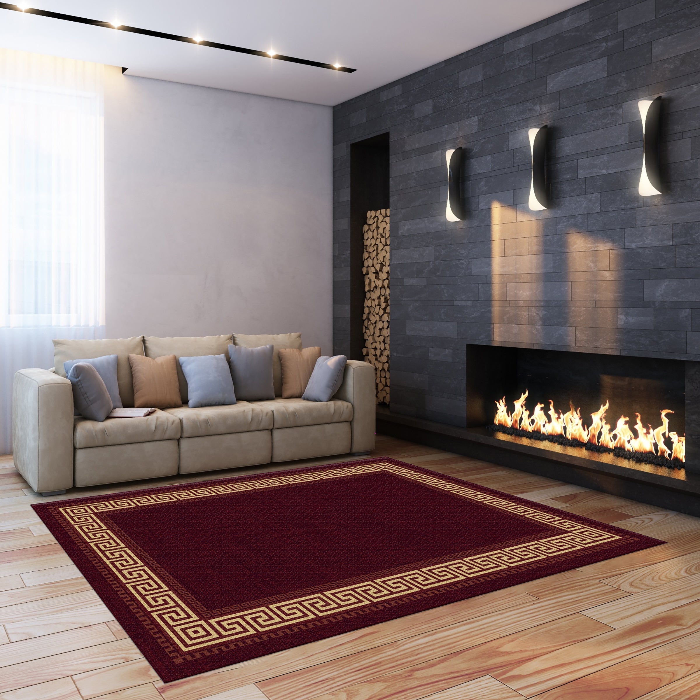 Greek Key Rug