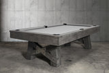 Nixon Georgia 7' Slate Pool Table in Grayson Grey Finish w/ Dining Top Option