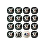 Imperial Oakland Athletics Home vs. Away Billiard Ball Set