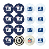 Imperial New York Giants Billiard Balls With Numbers