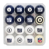 Imperial New York Giants Billiard Balls With Numbers