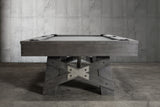 Nixon Georgia 7' Slate Pool Table in Grayson Grey Finish w/ Dining Top Option
