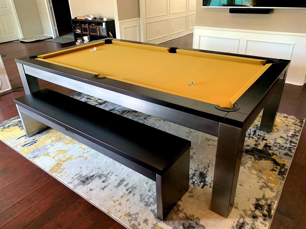 Playcraft Monaco 8' Slate Pool Table with Dining Top