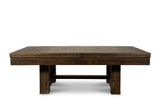 Nixon Rocky 8' Slate Pool Table in Brownwash Finish w/ Dining Top Option