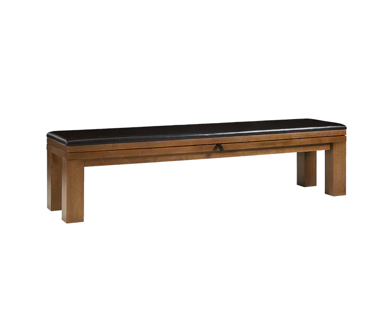 American Heritage Alta Multi-Functional Storage Bench in Brushed Walnut