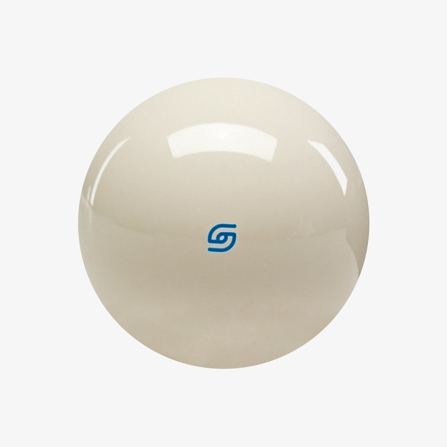 Aramith 2 1/4" Cue ball with Blue Logo