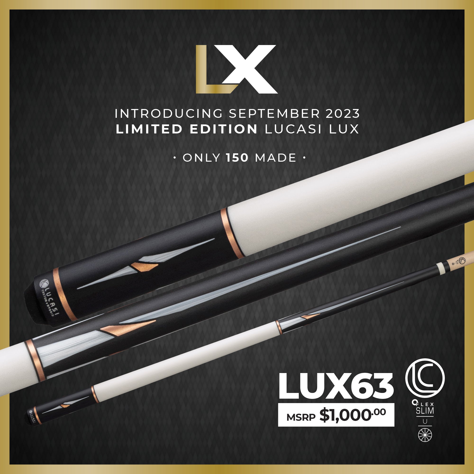 Lucasi Lux® LUX63 Pool Cue