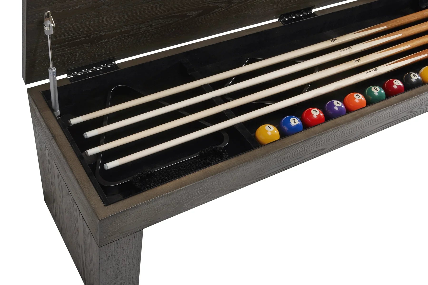 American Heritage Billiards Halifax 8' Slate Pool Table In Charcoal