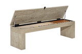 American Heritage Billiards Vancouver 8' Slate Pool Table In Natural and Black Ash