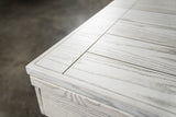 Nixon CrissyCross 8' Slate Pool Table in Whitewash Finish