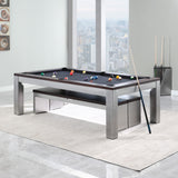 Playcraft Genoa 7' Slate Pool Table with Dining Top