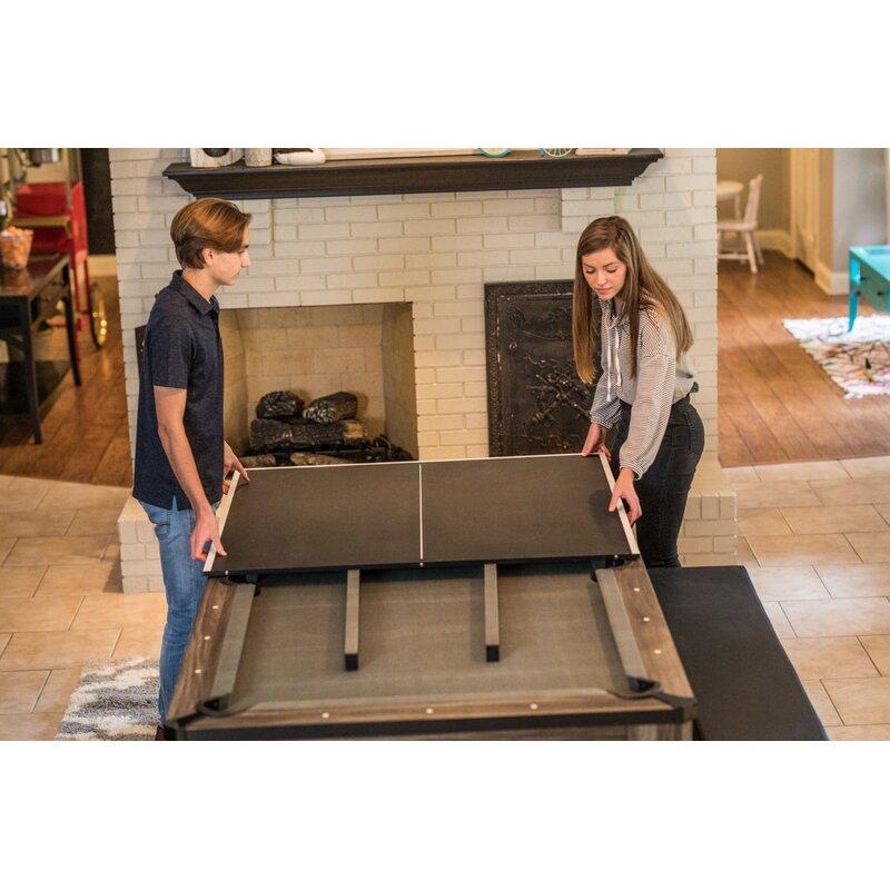 Atomic Hampton 7' 3-in-1 Dining Table with Billiards and Table Tennis