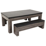 Atomic Hampton 7' 3-in-1 Dining Table with Billiards and Table Tennis