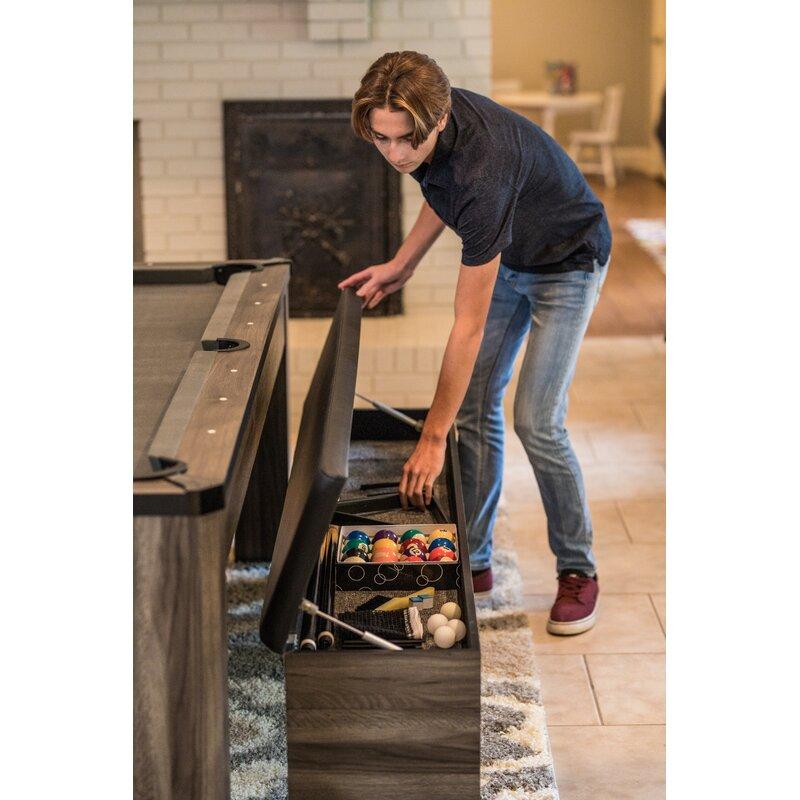 Atomic Hampton 7' 3-in-1 Dining Table with Billiards and Table Tennis