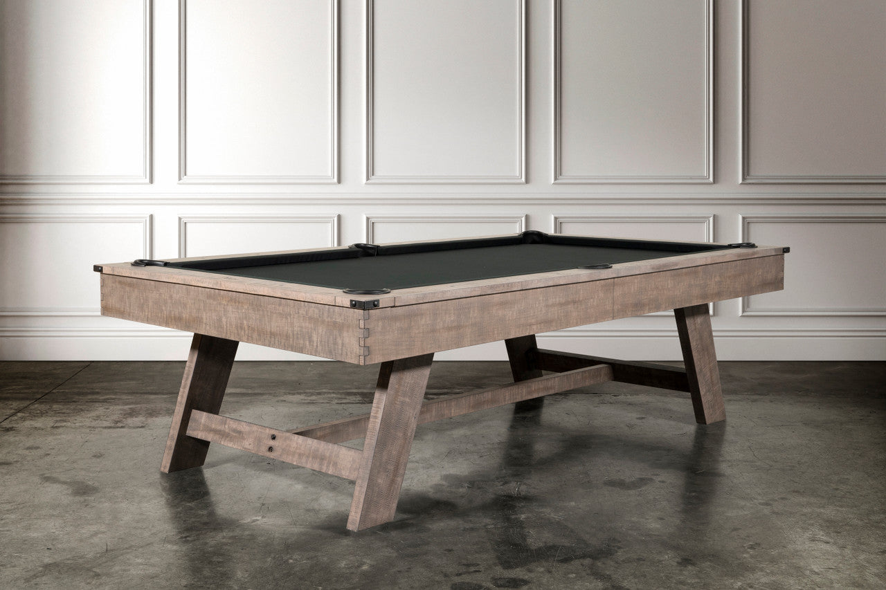 Nixon Hunter 8' Slate Pool Table in Antique Finish w/ Dining Top Option