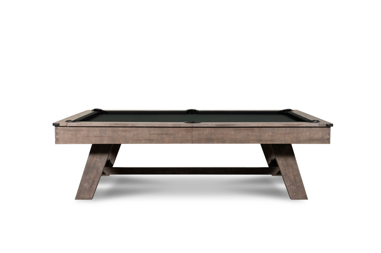 Nixon Hunter 8' Slate Pool Table in Antique Finish w/ Dining Top Option