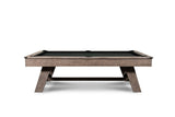 Nixon Hunter 8' Slate Pool Table in Antique Finish w/ Dining Top Option