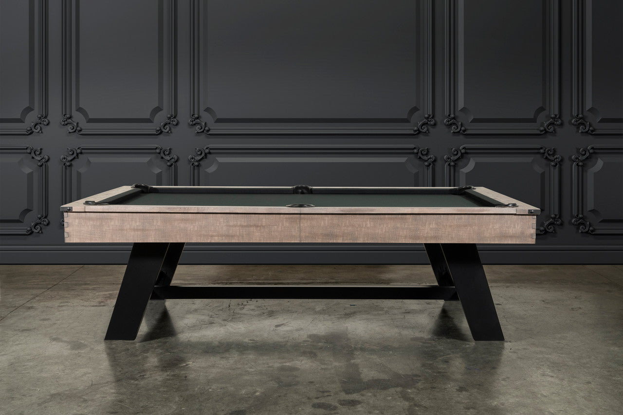 Nixon Hunter 8' Slate Pool Table in Antique Finish w/ Dining Top Option