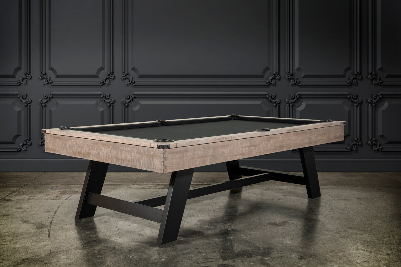 Nixon Hunter 8' Slate Pool Table in Antique Finish w/ Dining Top Option
