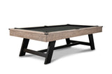 Nixon Hunter 8' Slate Pool Table in Antique Finish w/ Dining Top Option
