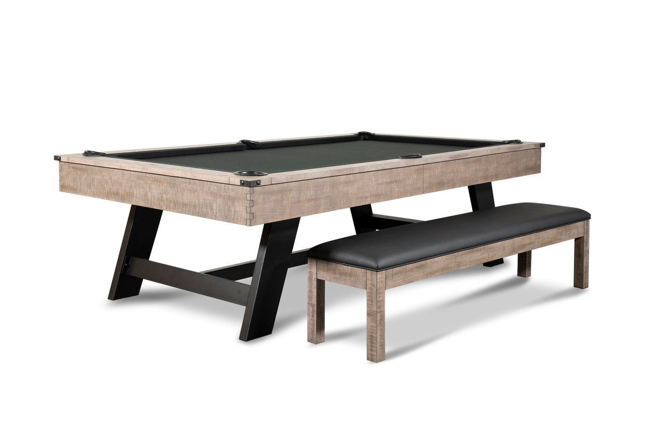 Nixon Hunter 7' Slate Pool Table in Antique Finish w/ Dining Top Option