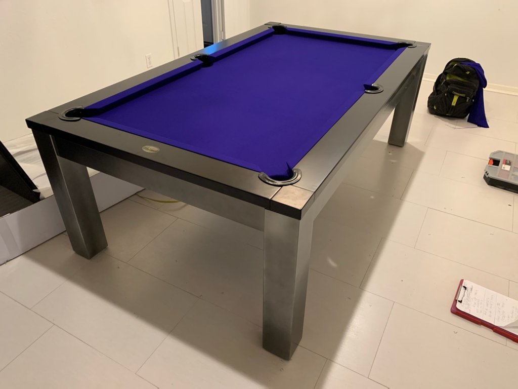 Playcraft Monaco 8' Slate Pool Table with Dining Top