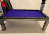 Playcraft Monaco 8' Slate Pool Table with Dining Top