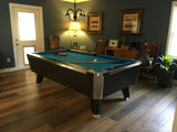 8' Valley Panther Black Cat Pool Table