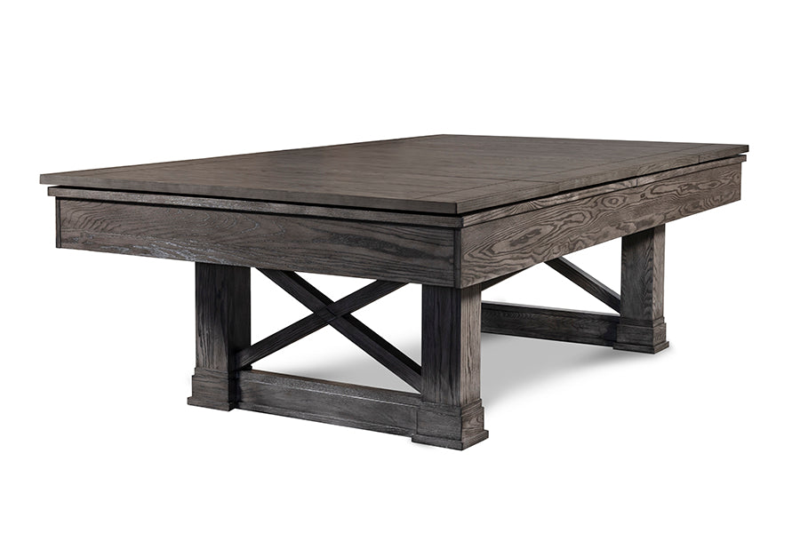 Nixon Nora 7' Slate Pool Table in Charcoal Finish w/ Dining Top Option